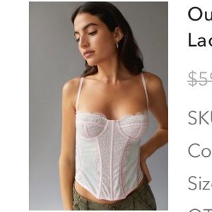 Urban Outfitters Out From Under Modern Love Corset